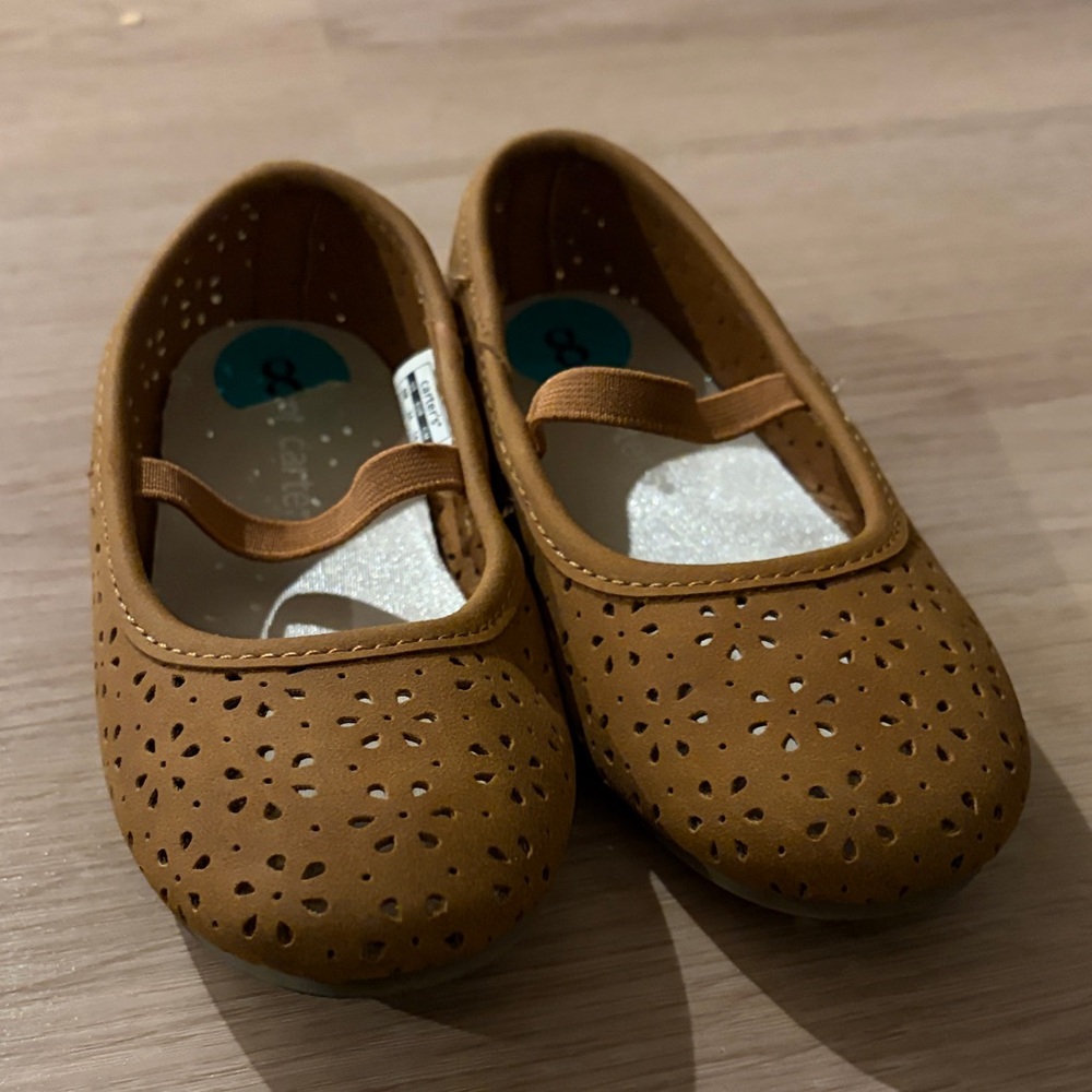 Carter's Tan Kids Dress Shoes